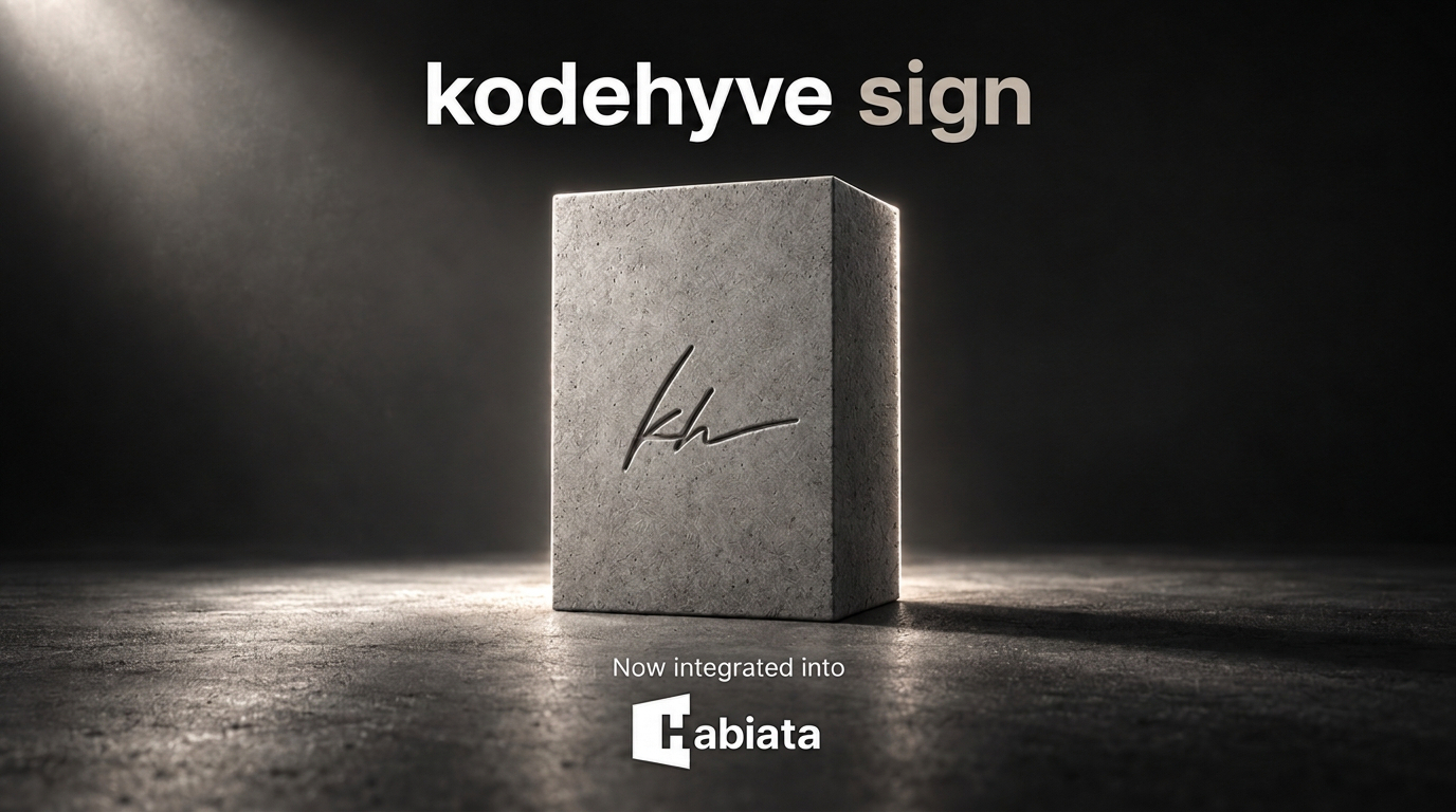 E-signatures for real estate agents – now available in Habiata